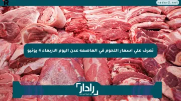 تعرف على أسعار اللحوم في العاصمة عدن اليوم الأربعاء 4 يونيو